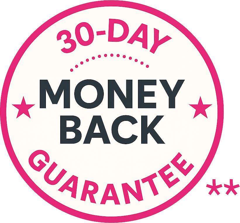 30 day money back guarantee